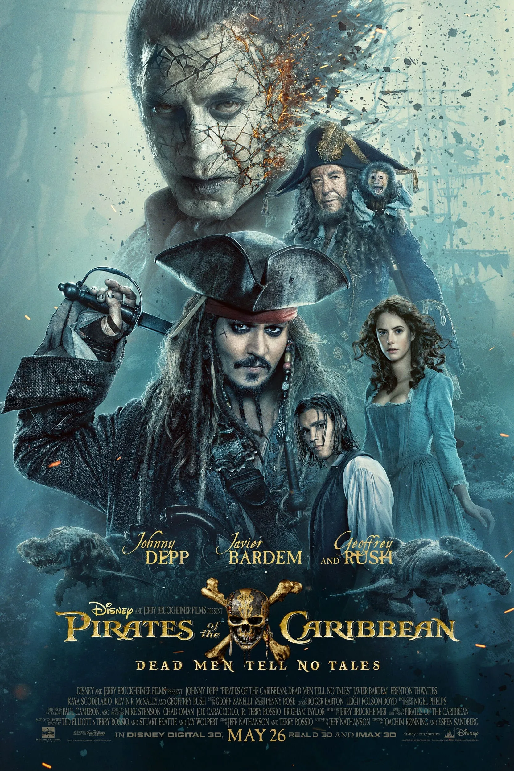 Pirates of the Caribbean: Dead Men Tell No Tales Poster