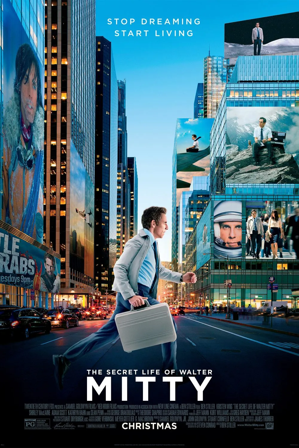 The Secret Life of Walter Mitty Poster